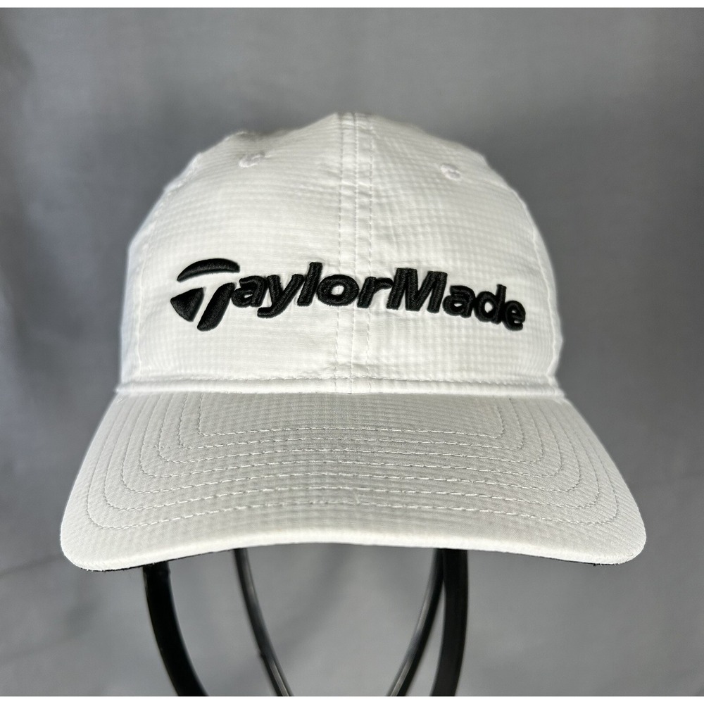 TaylorMade PGA White Hat Cap Golf Outdoors Athleisure